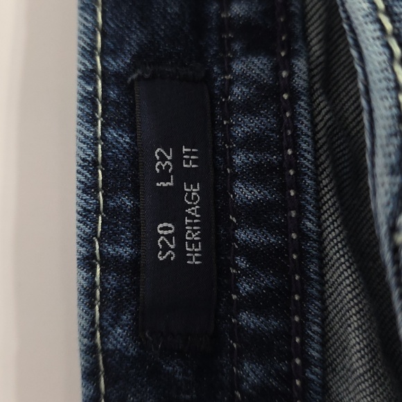 Vigoss Heritage Bootcut Bling Denim Jeans S20 L32 Plus - Picture 8 of 12